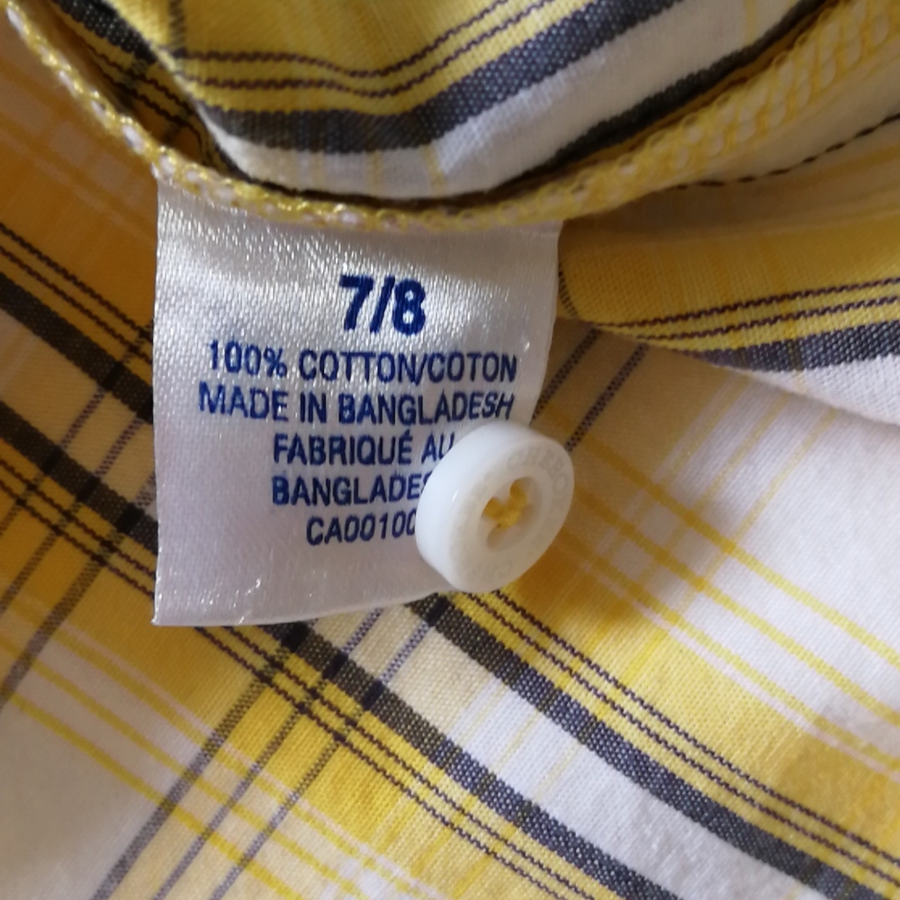 NWOT Boy 7/8 Short Sleeves Shirt - Picture 3 of 4